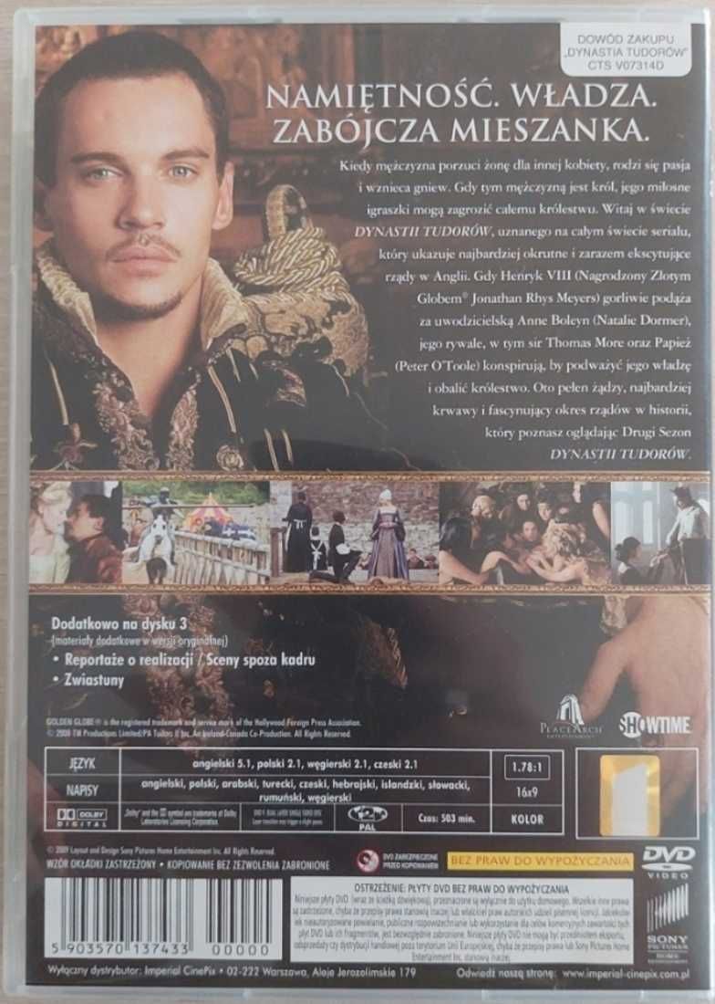 Dynastia Tudorów Sezon 2 3xDVD - PL