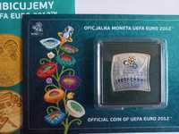 Moneta 20 zł Mistrzostwa Europy 2012 plus folder