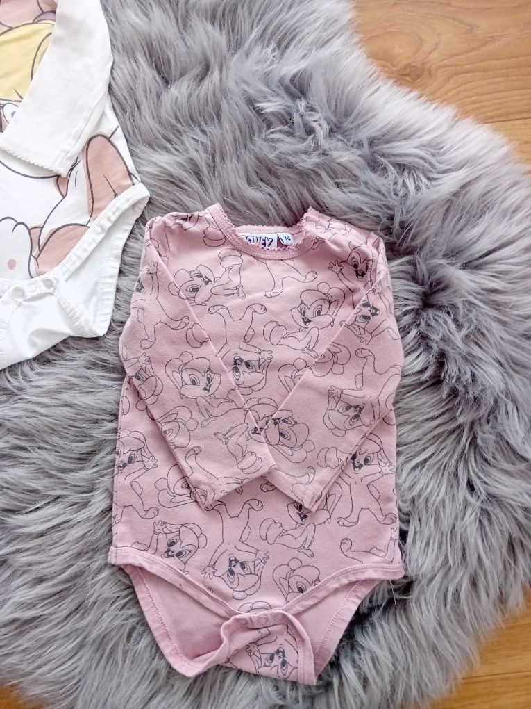 Zestaw komplet r.74 Looney Tunes body bluza legginsy