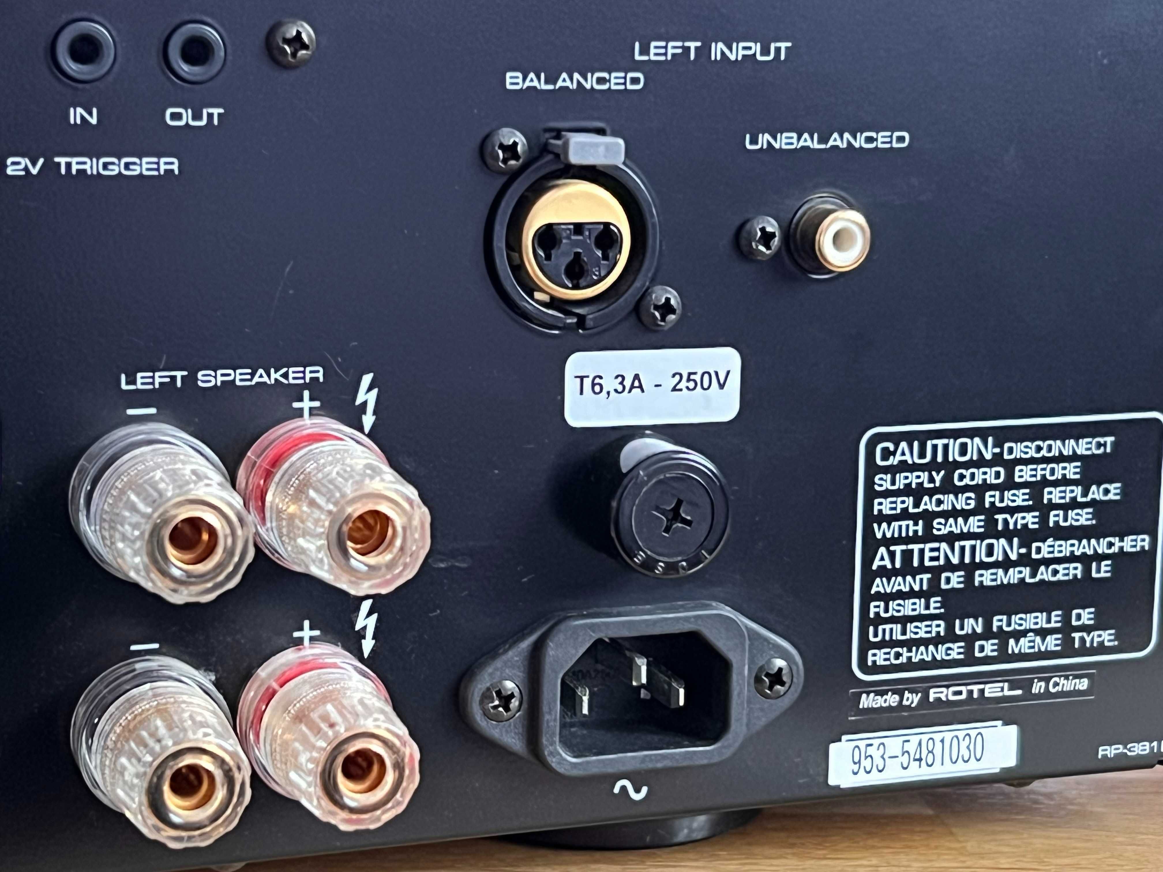 Rotel RB 1080 RC 1070 wzmacniacz pre power amp pilot karton instrukcja