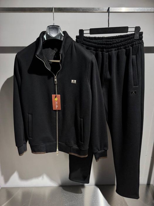 LUX Чоловічий спортивний костюм Loro Piana S,M,L,XL,2XL синій/чорний