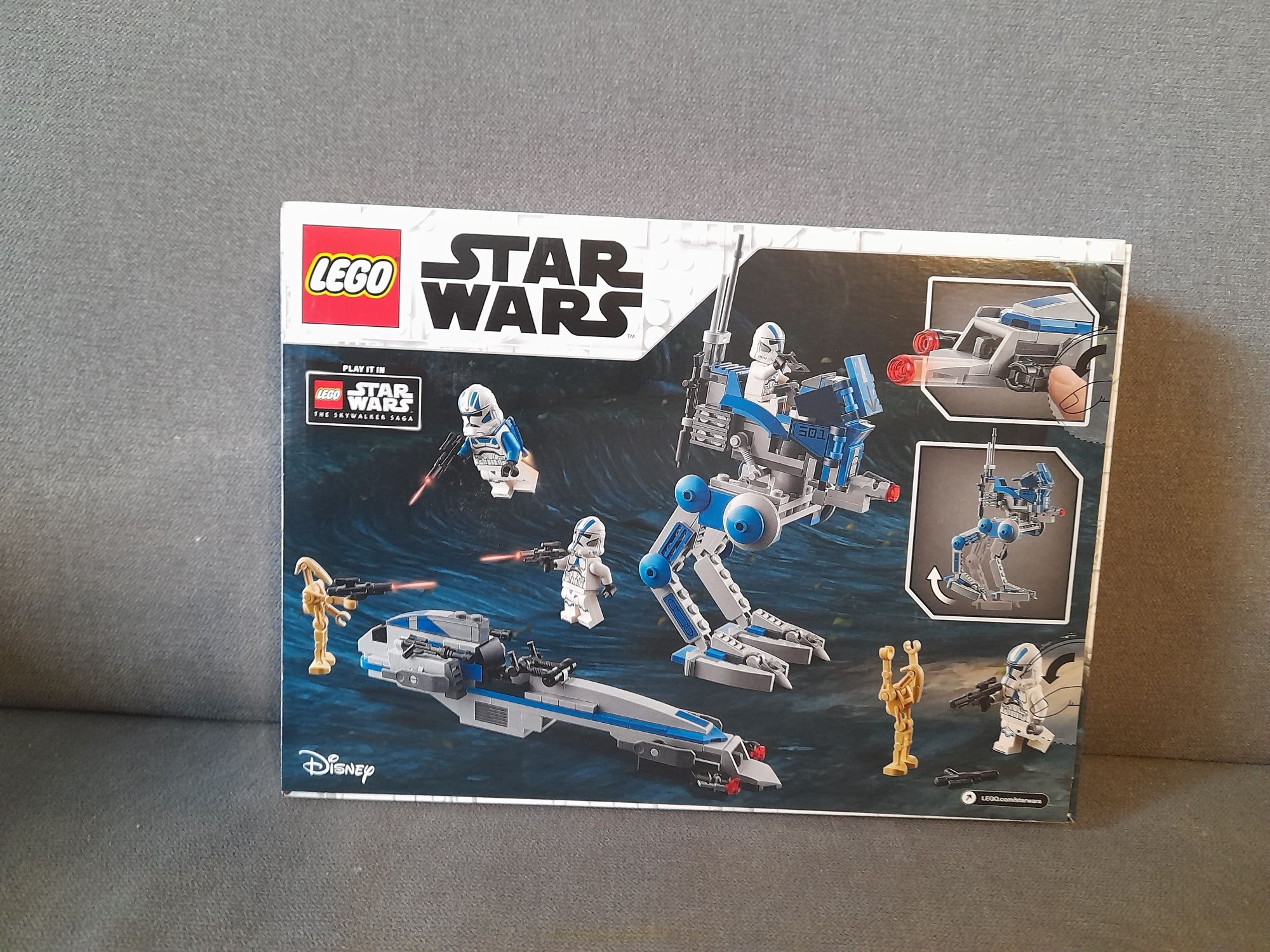 Klocki LEGO 75280 Star Wars - Żołnierze-klony z 501. legionu - NOWY