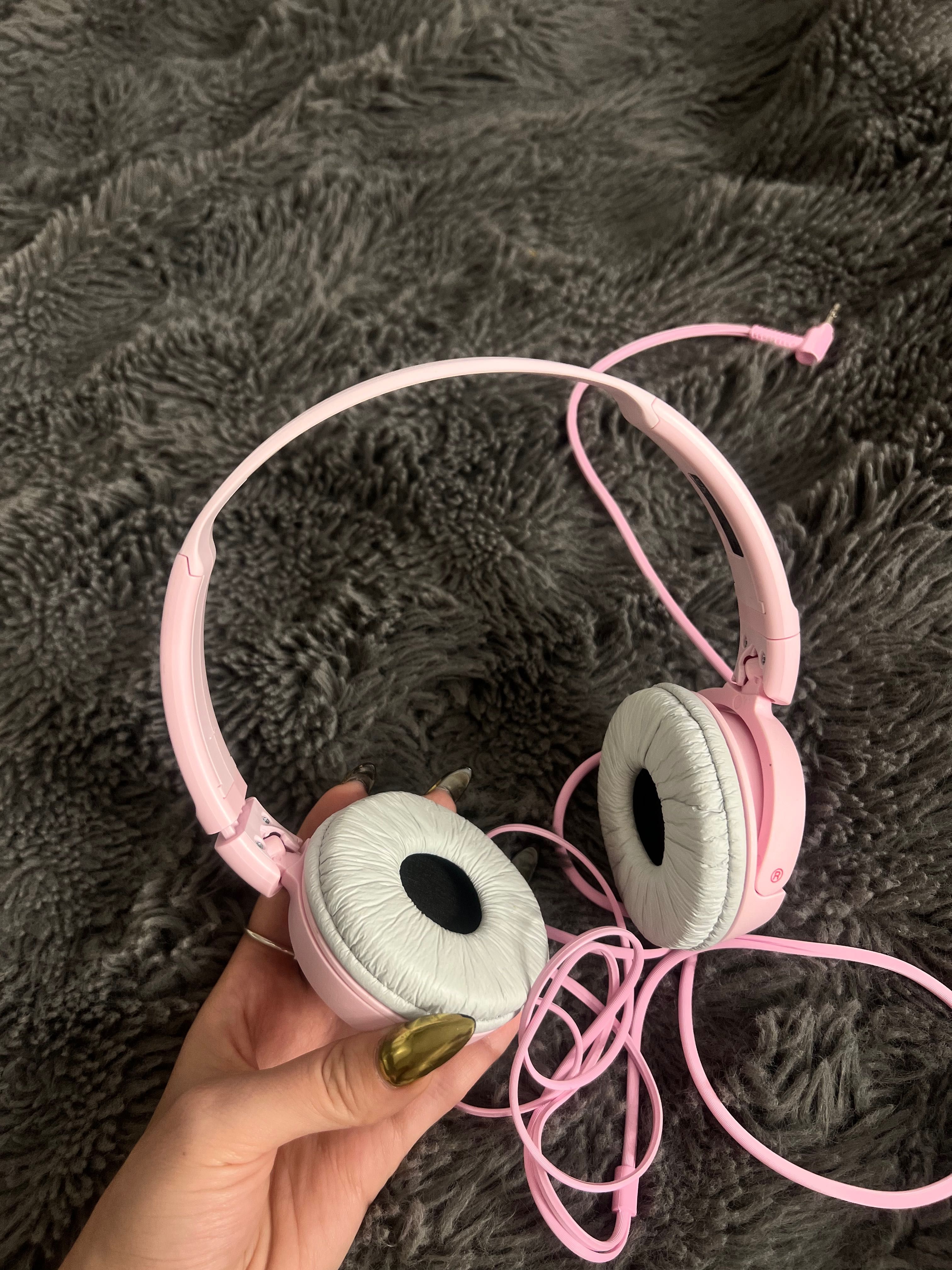 Навушники Sony mdr-zx110 накладні дротові ніжно рожеві