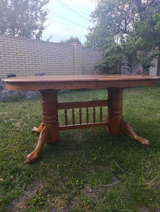 дубова столова вітрина углова вітрина стіл 4 стільця