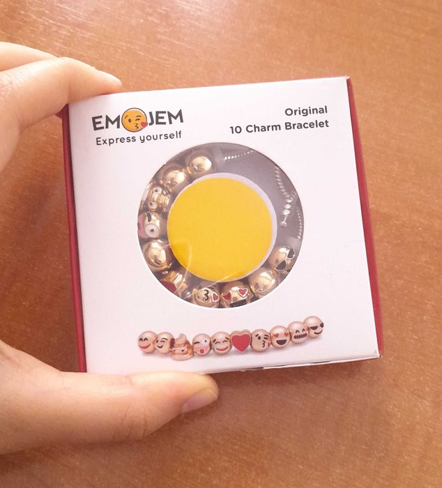 Pulseira EMOJEM com emojis – 19cm