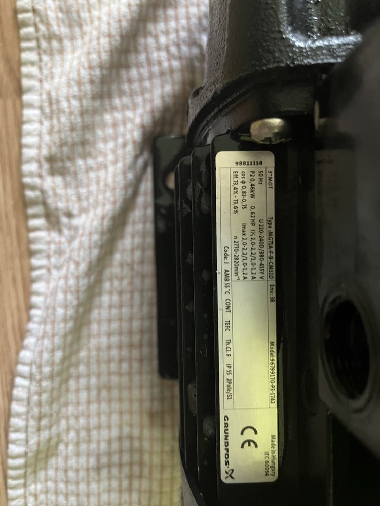 Pompa wody grundfos typ-CM3-3