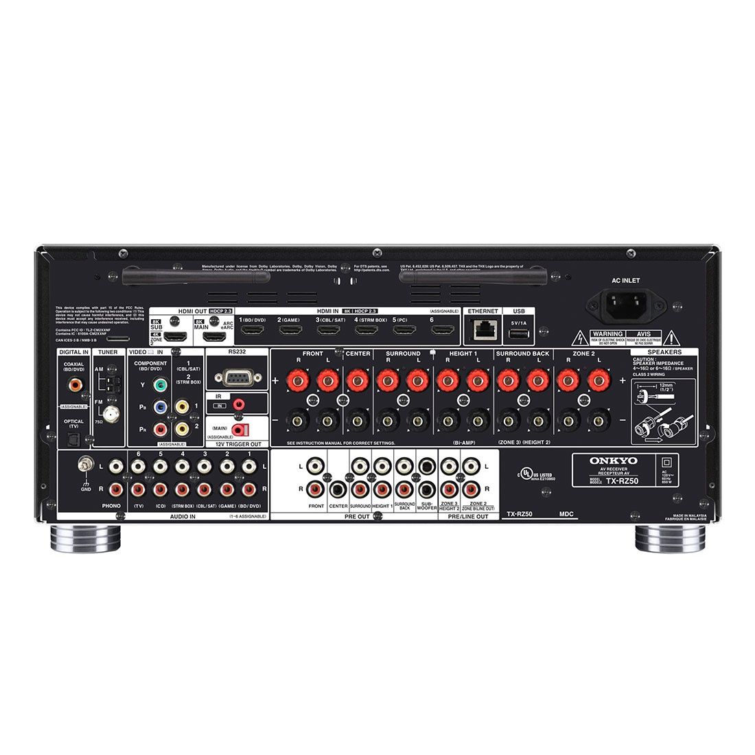 AV-ресивер 9.2 Onkyo TX-RZ50(весь модельний ряд Onkyo)