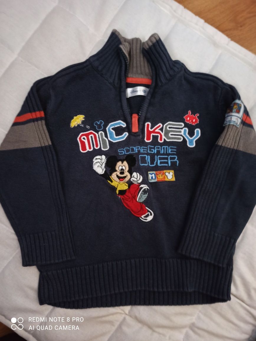 Sweter sweterek bluza Miki Mickey C&A