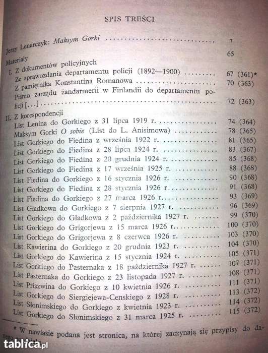 Maksym Gorki ; Jarosław Iwaszkiewicz - życie i twórczość