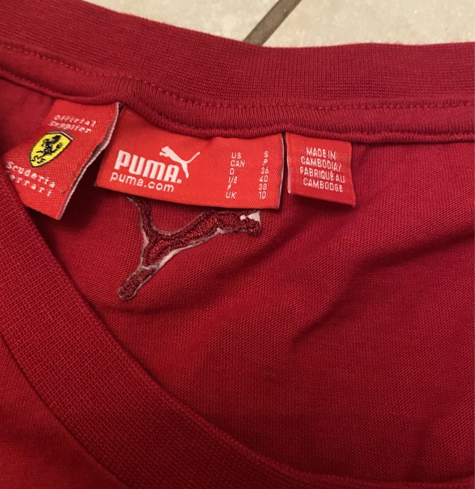 Puma Ferrari Scuderia T-Shirt extra koszulka na licencji  r. S