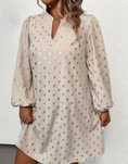 Sukienka Plus size długi rękaw
