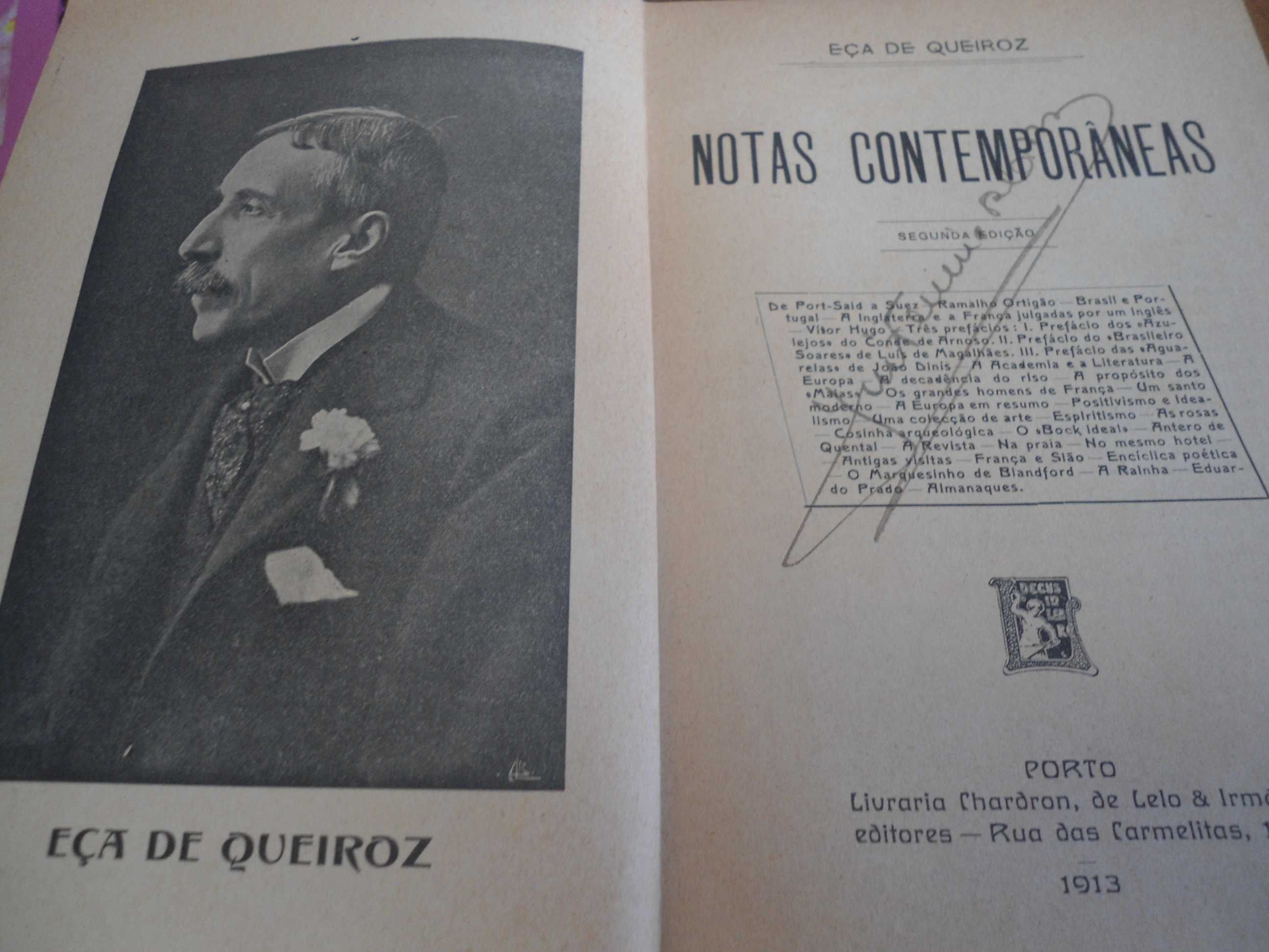 Notas Contemporâneas por Eça de Queiroz  (1913)