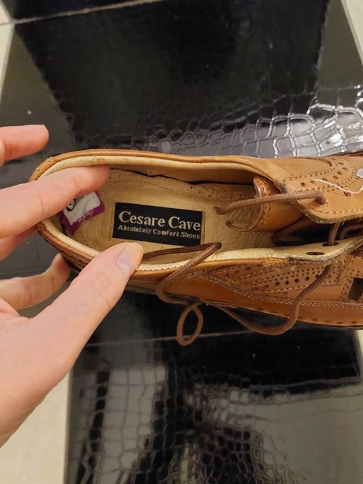 Шкіряні туфлі Cesare