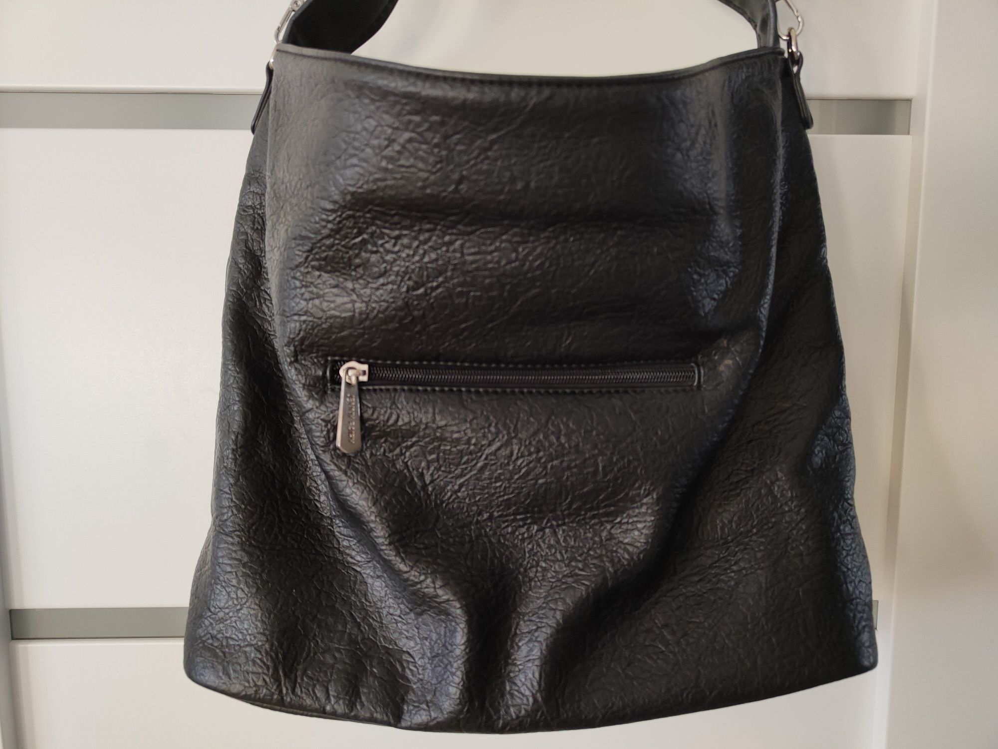 Czarna torba torebka shopper CCC