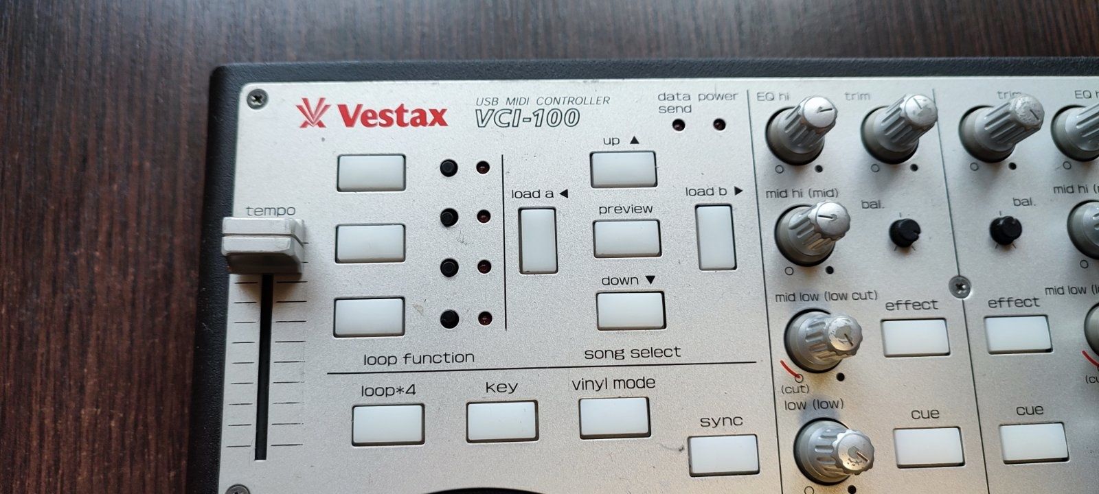 Dj контролер Vestax vci-100 usb midi dj controller