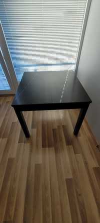 stół venge 90x90cm rozkładany solidny