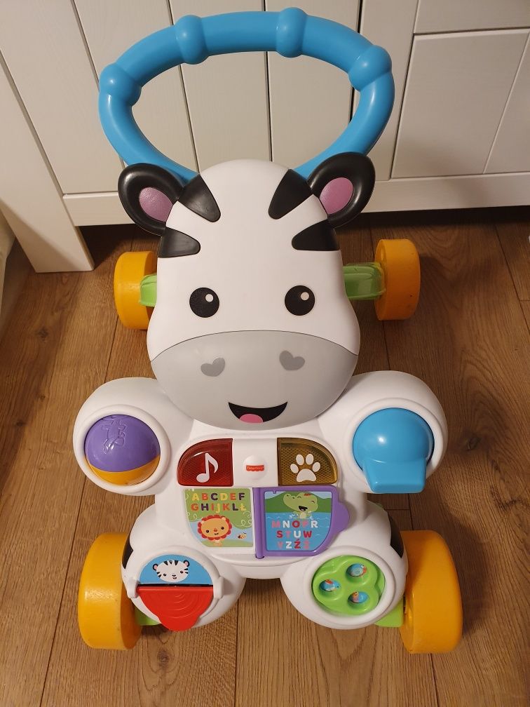 Chodzik fisher price zebra