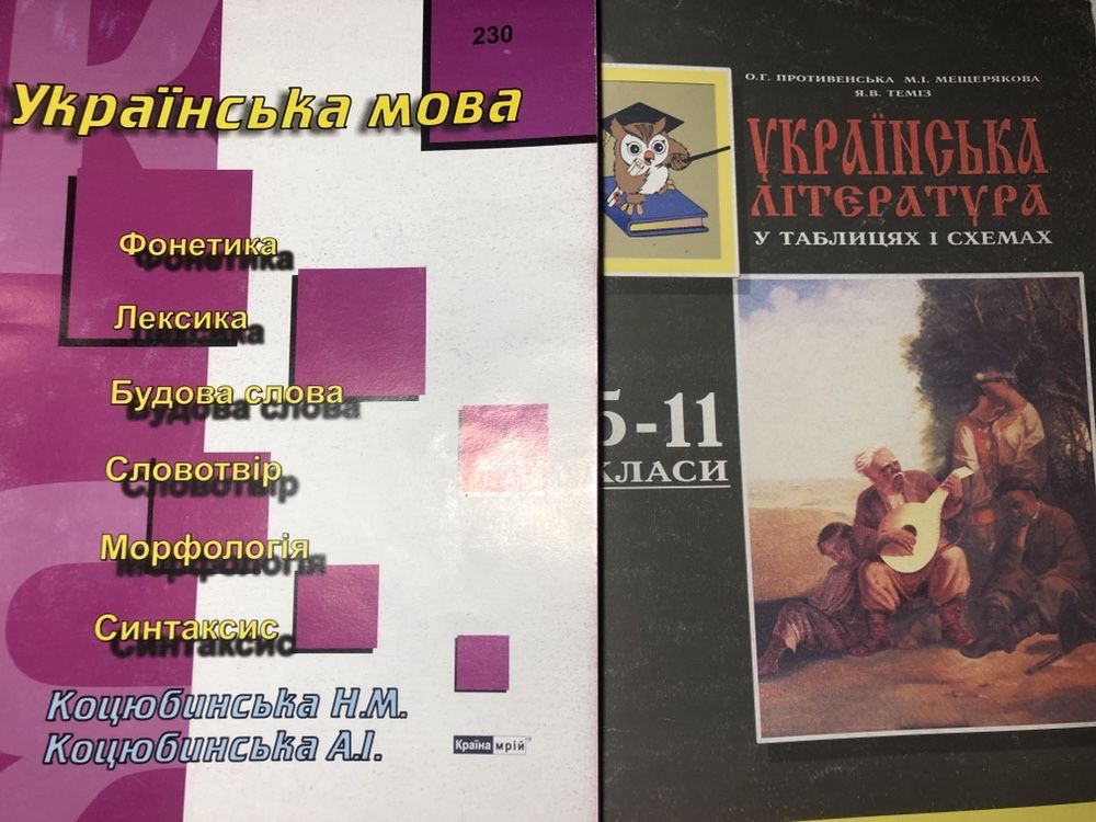 Українська мова та українська література