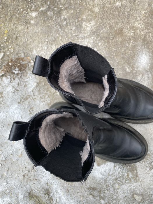 Черевики жіночі зимові на хутрі, колір чорний
