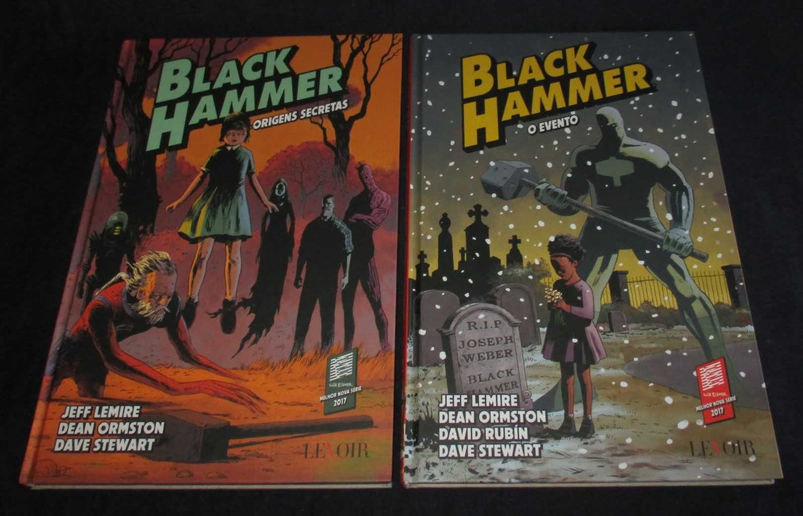 Livros BD Black Hammer Origens Secretas e O Evento Levoir