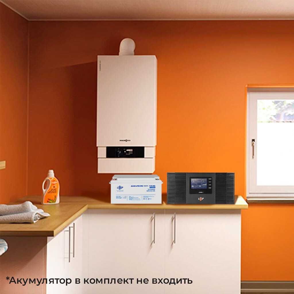 ДБЖ/UPS інвертор з чистою синусоїдою LogicPower 12V LPM-PSW-1500VA