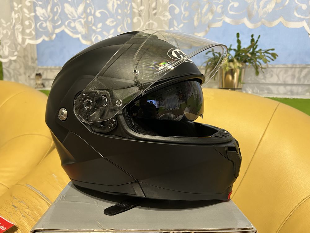 Kask HJC rozmiar M+ pinlock+ interkom sterowany z kier ejeas E6 Plus