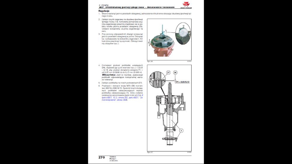 Massey Ferguson INSTRUKCJE NAPRAW serwisowe WSZYSTKIE modele !!!