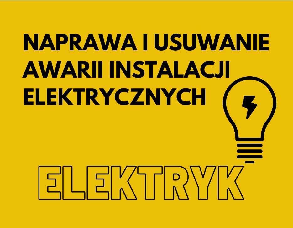 Elektryk usługi elektryczne - awarie, pomiary, podłączanie