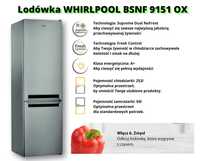 Lodówka Whirlpool BSNF 9151 OX