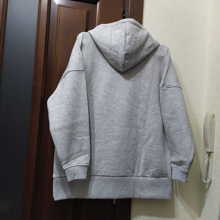 Худі жіноче з двойним капюшоном із турецької трьохнитки на флісі