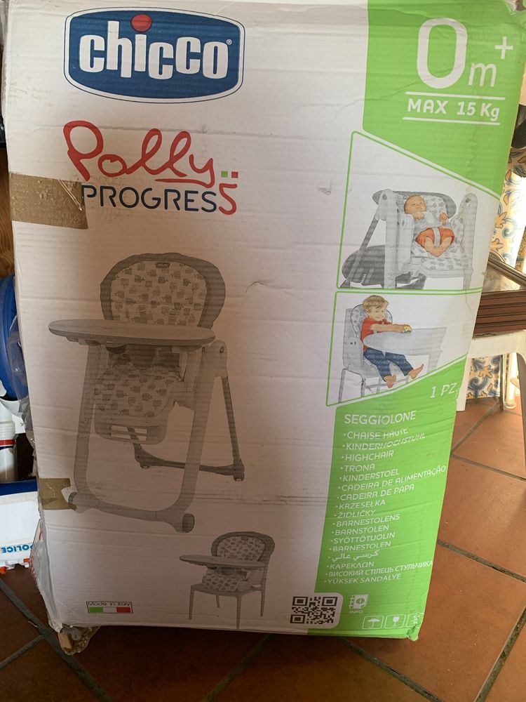 Cadeira papa | Chicco polly progress