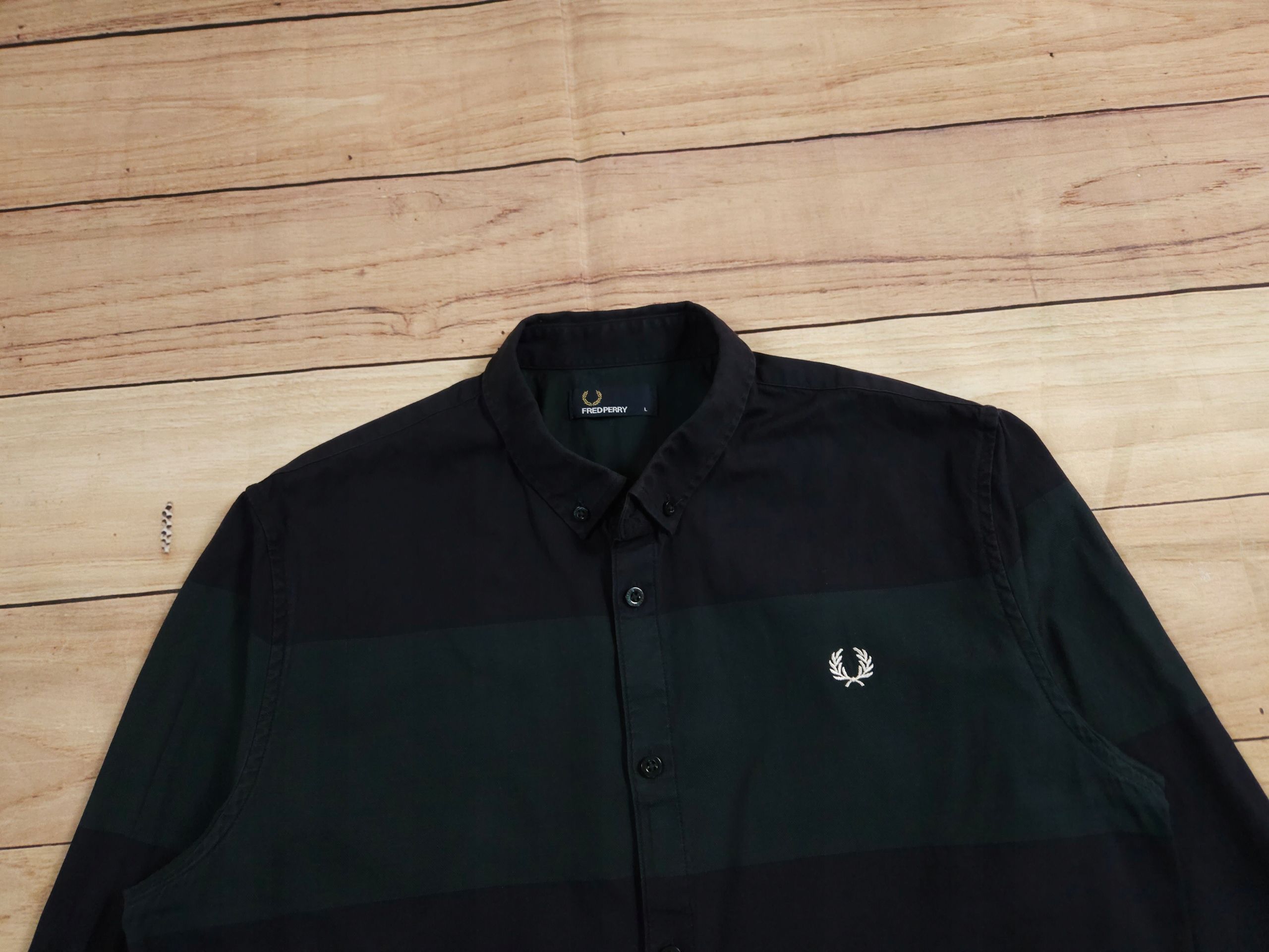 FRED PERRY Koszula Męska Logowana r. L