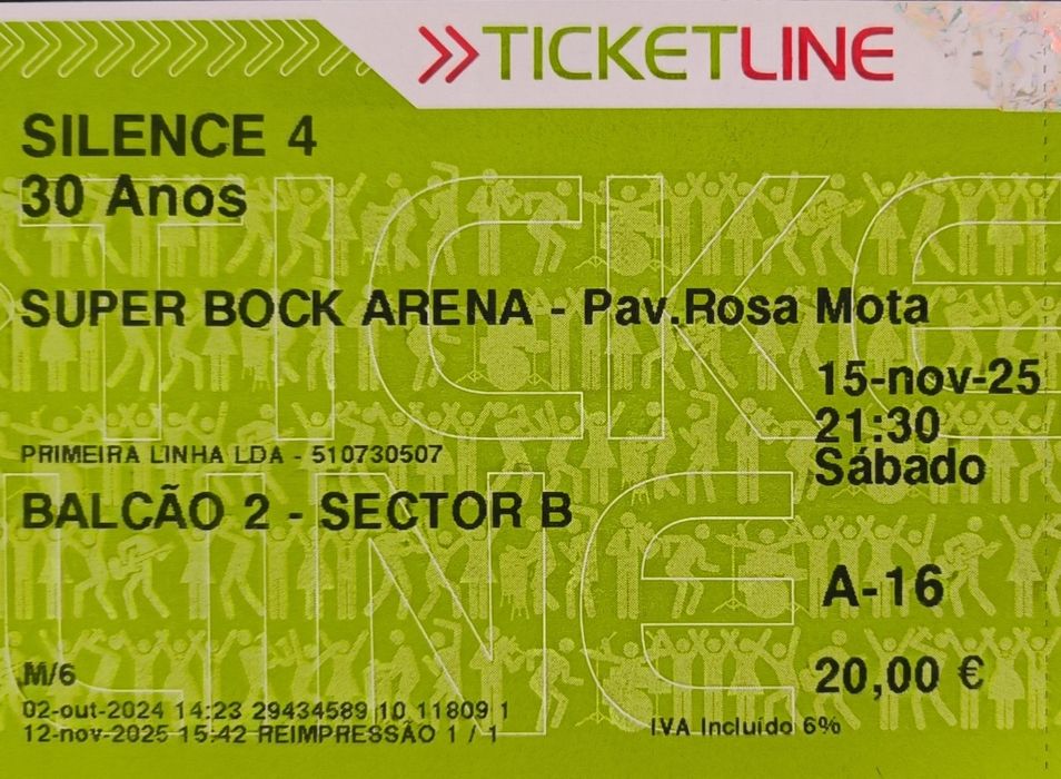 Concerto Silence 4, 15 nov. Porto