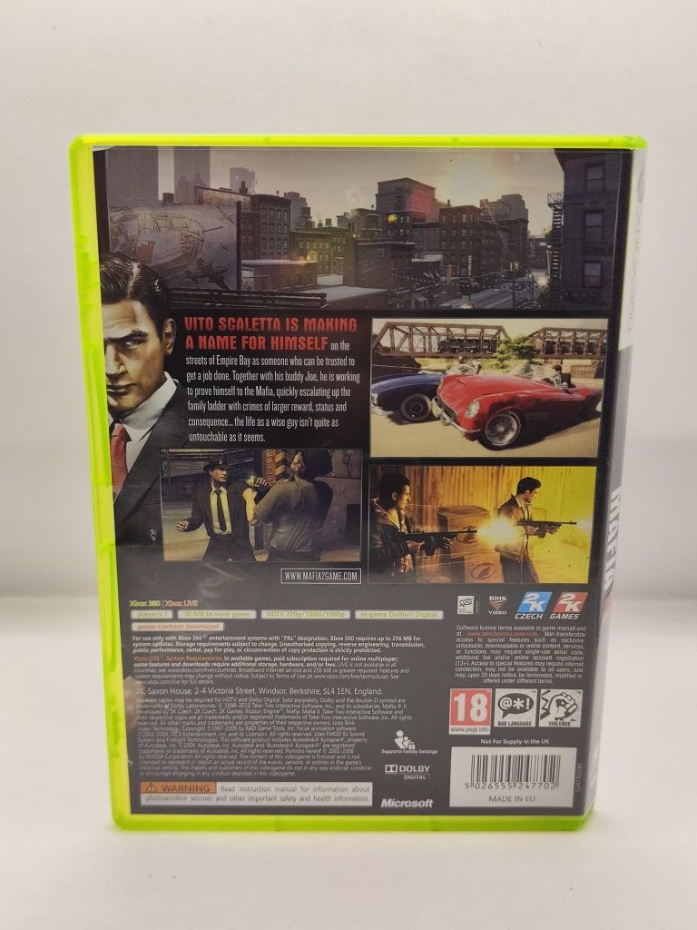 Mafia II 3xA Kompletna Xbox nr 1727