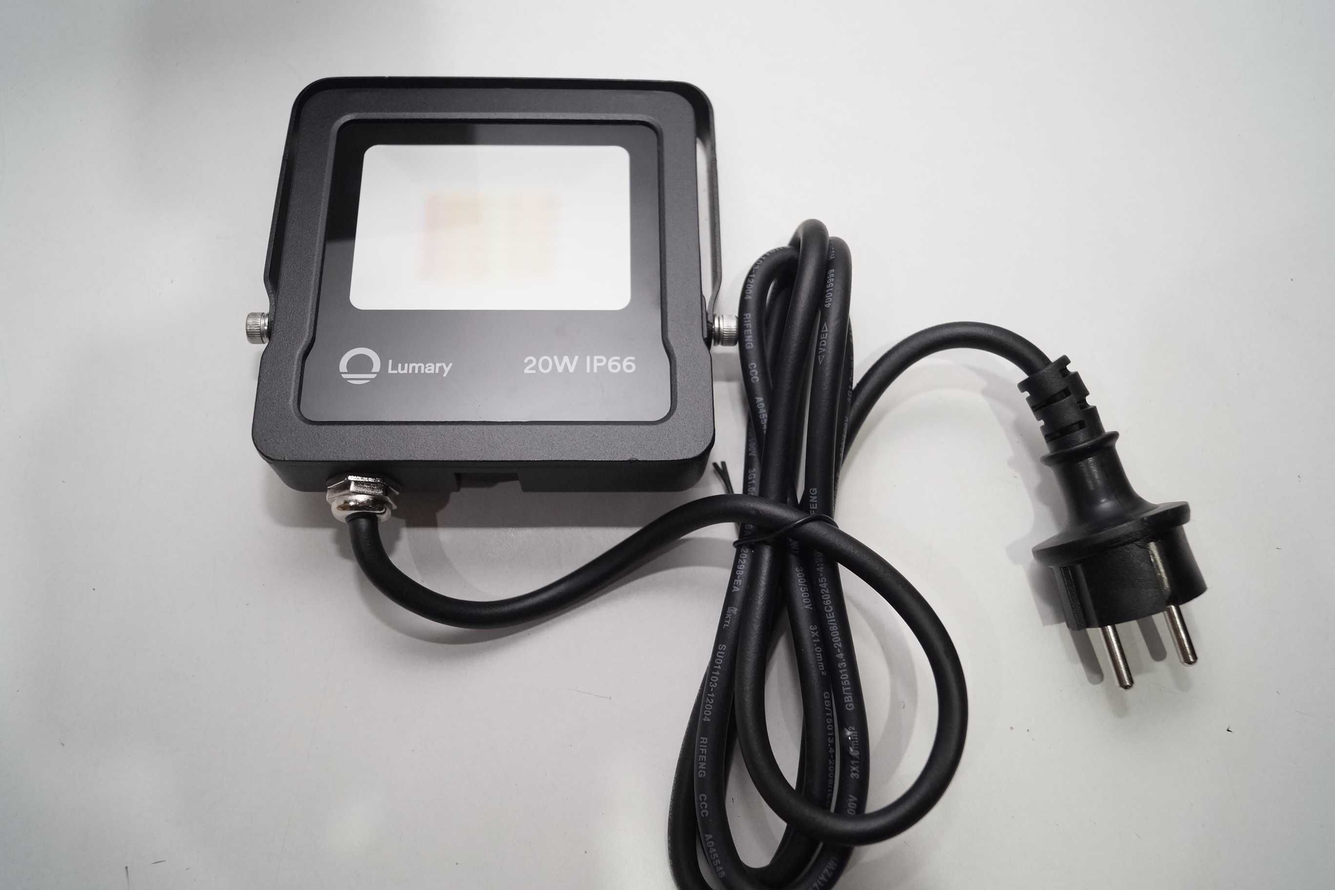 Lumary Reflektor Led zewnętrzny 20W Smart WiFi RGBW IP66 1400lm