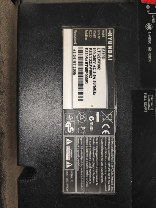 телевизор Hyundai E320D ,32' б.у