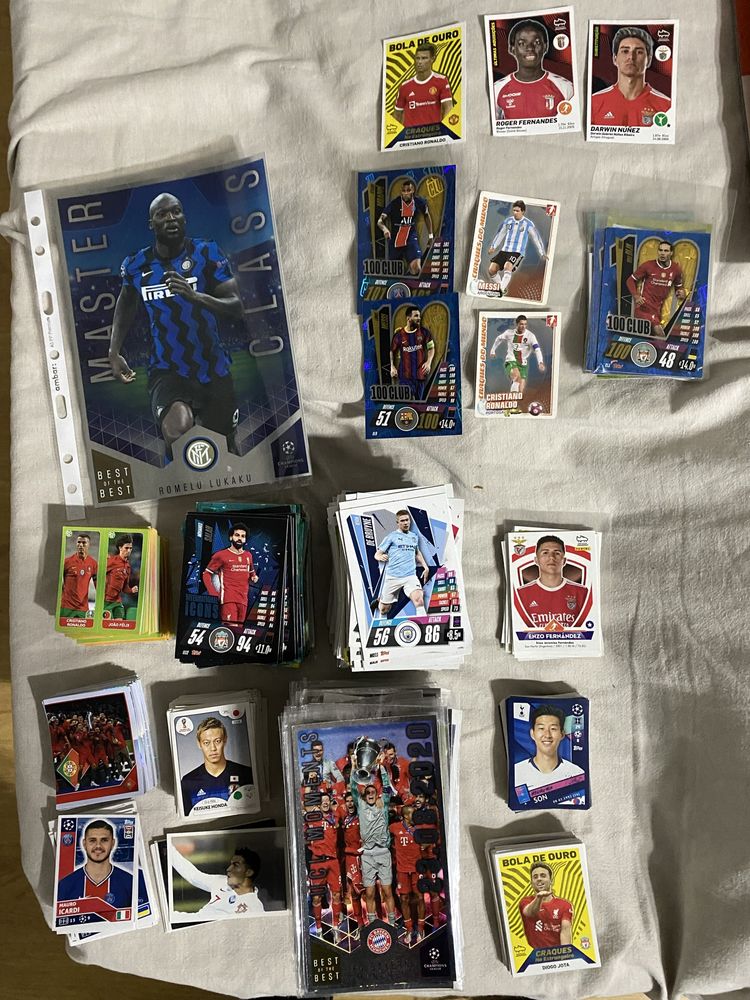 Cromos de varias coleções