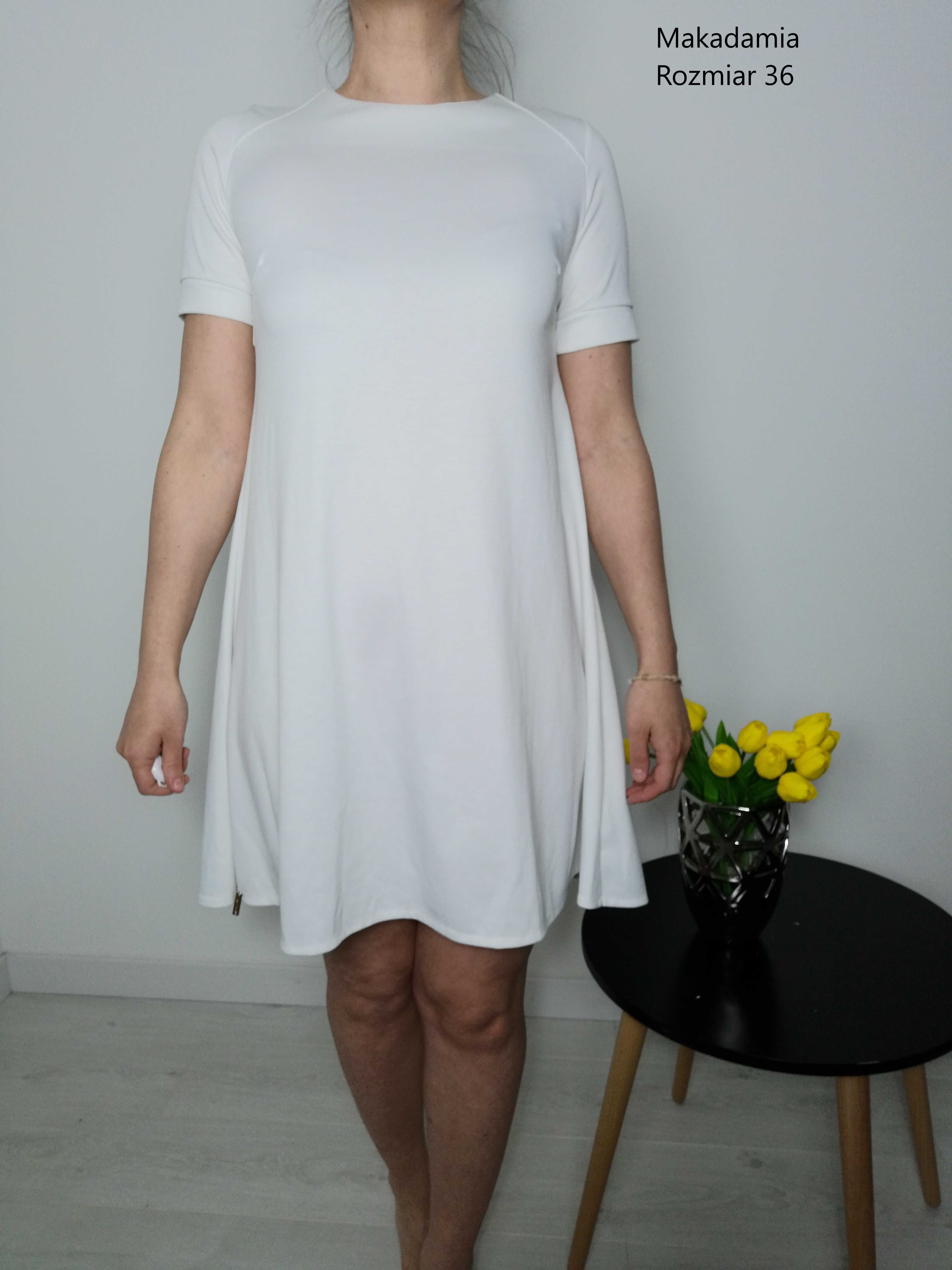 Makadamia biała sukienka