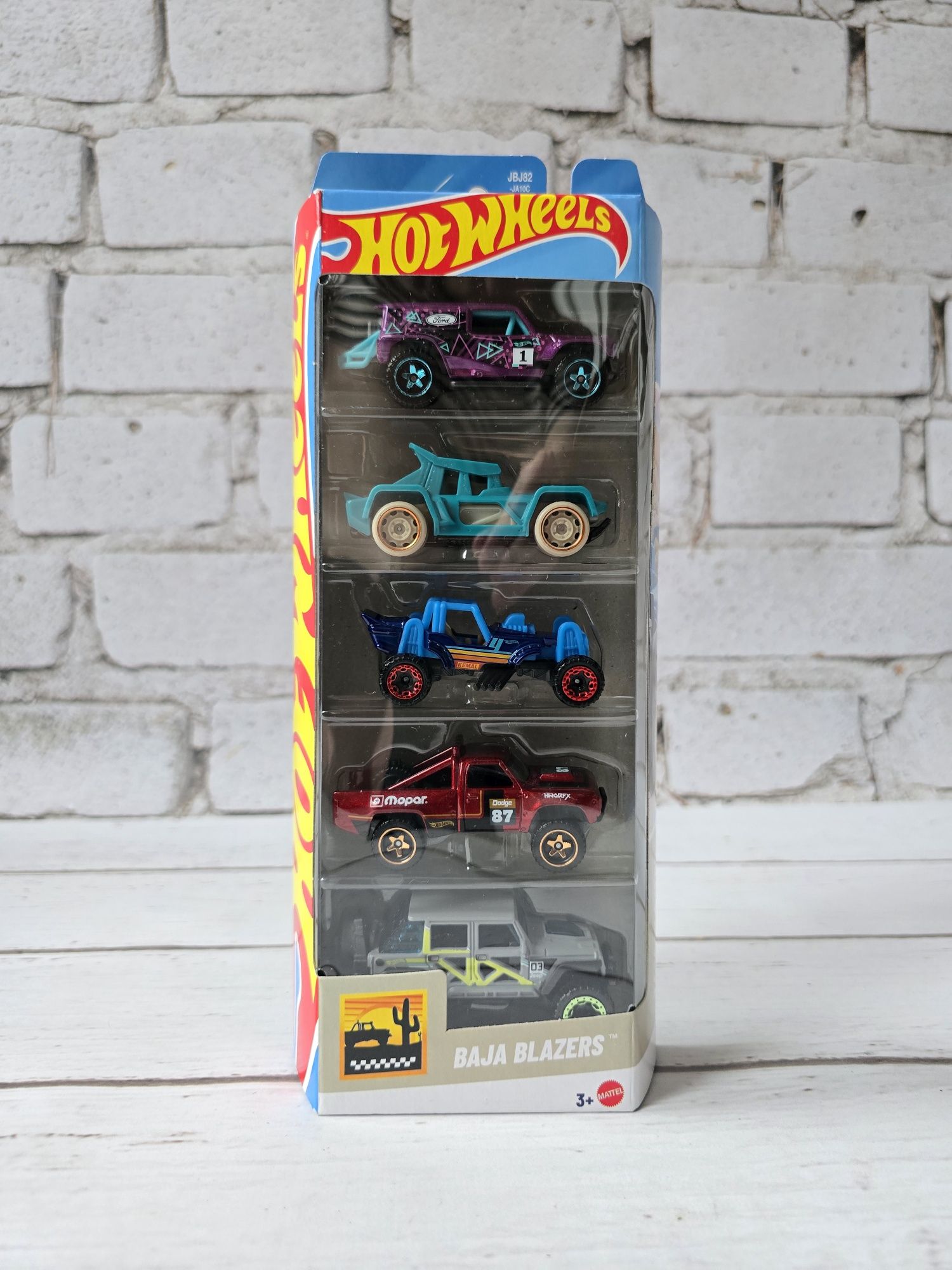 Hot Wheels autka resoraki Pięciopak 5-PAK 5szt Baja BLAZERS JBJ82 nowe