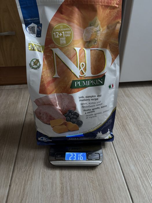 Farmina N&D Pumpkin Mini – Jagnięcina, Dynia i Borówka