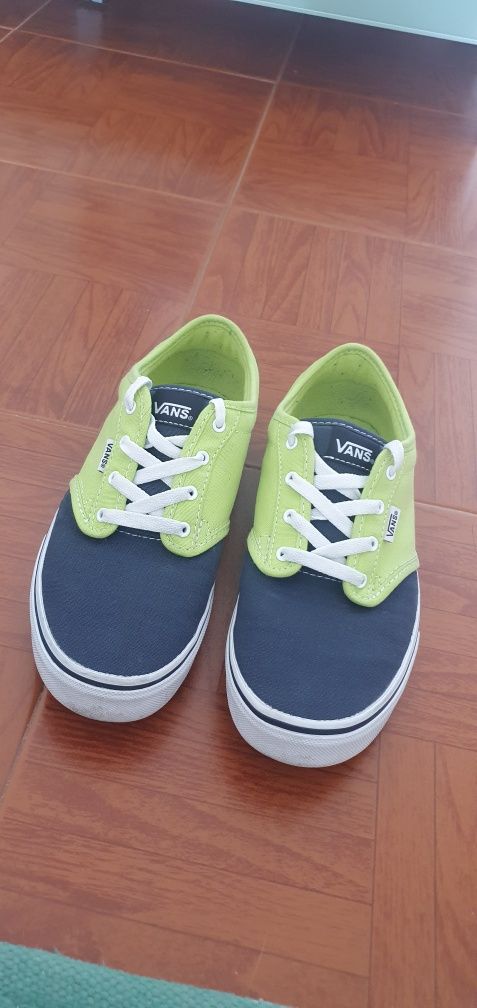 Ténis Vans - azuis/verdes (39)