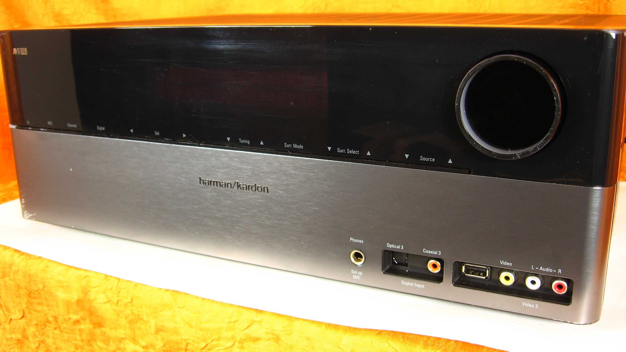 POTĘŻNY Harman Kardon AVR 160 Amplituner z RDS HDMI USB 7.1