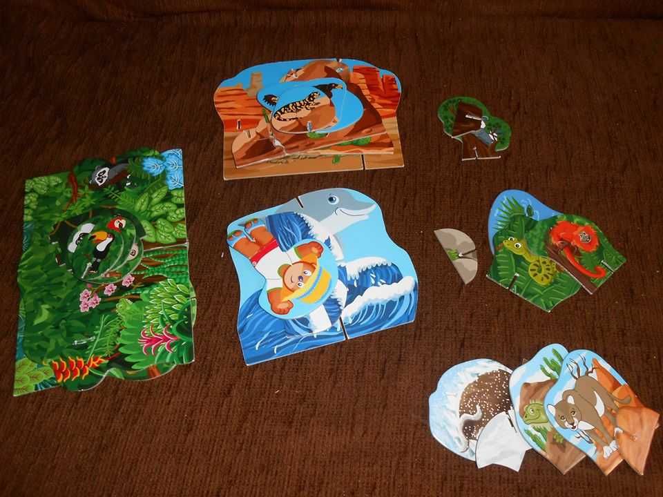 puzzle 3d dżungla