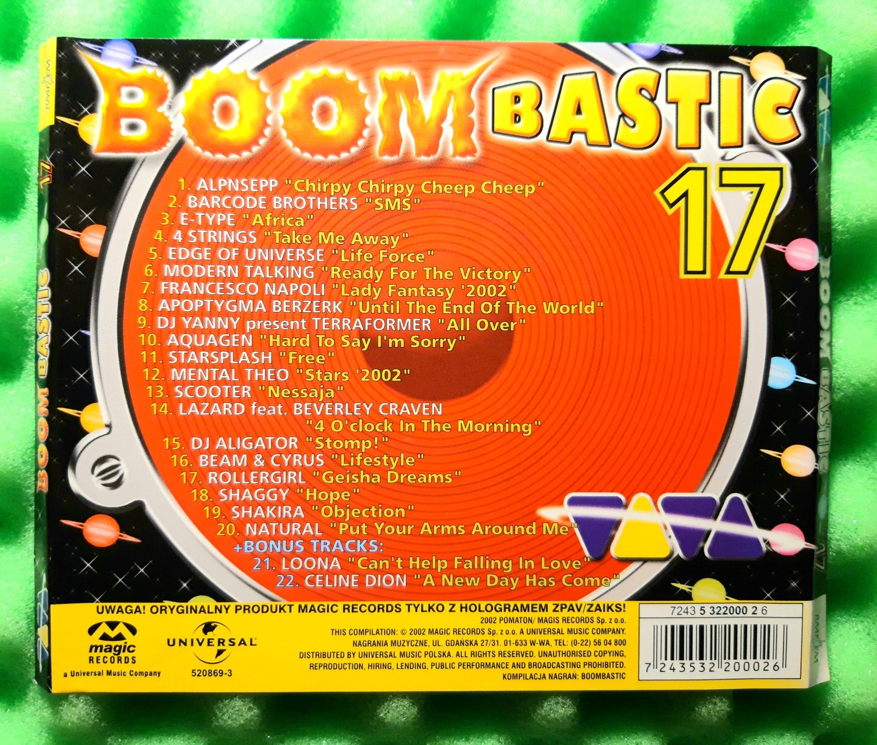 Boom Bastic 17 (CD, 2002)