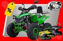 Quad ATV DUŻY 125 MODEL H8 Premium Plus Półautomat 8 Licznik Tarcza