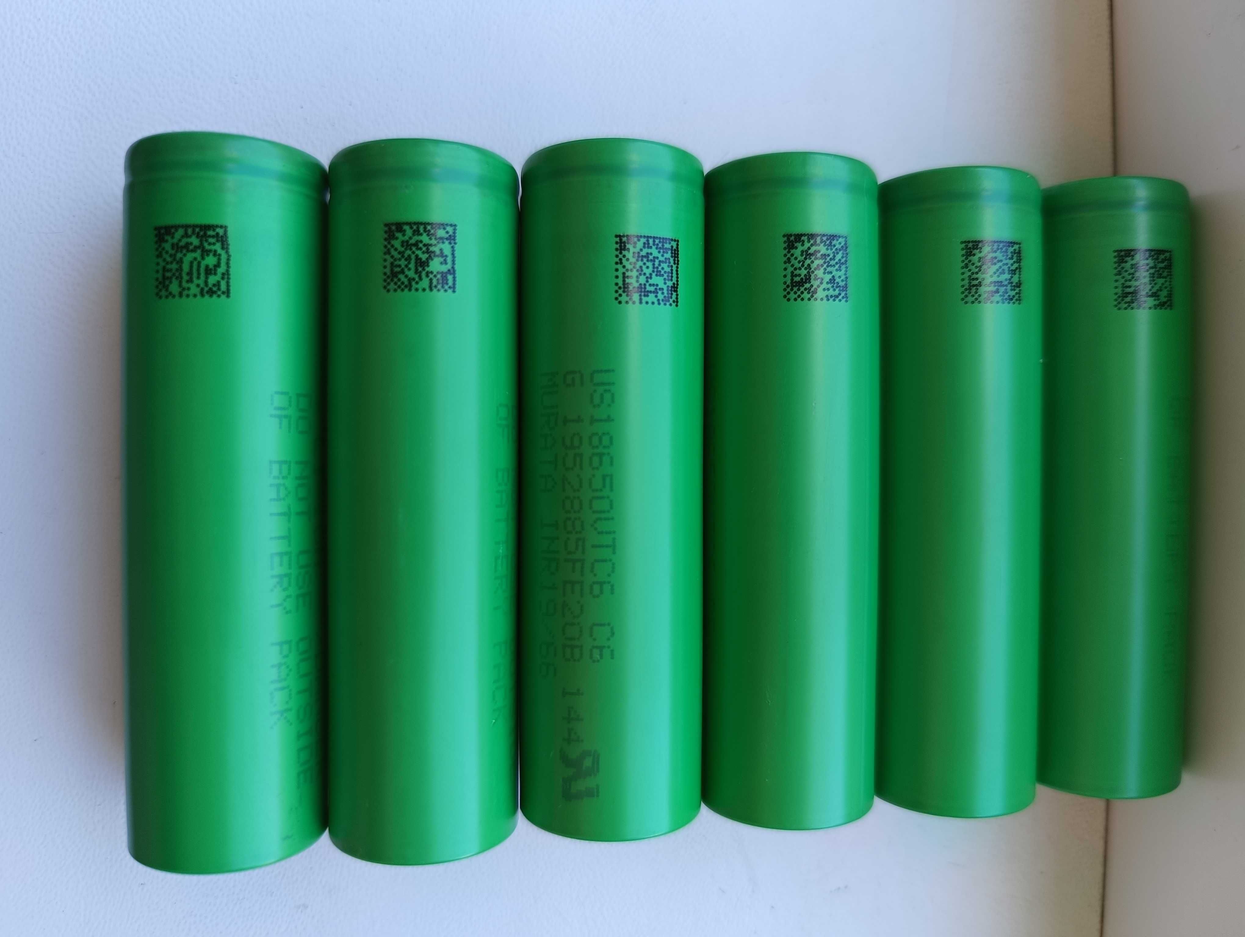 Нові оригінальні Акумулятори Sony Murata VTC6 3120mAh 18650 30A