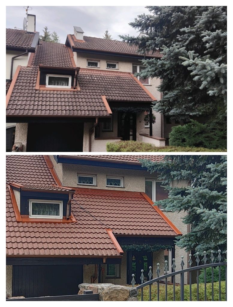 Mycie okien, dachów, elewacji, kostki brukowej