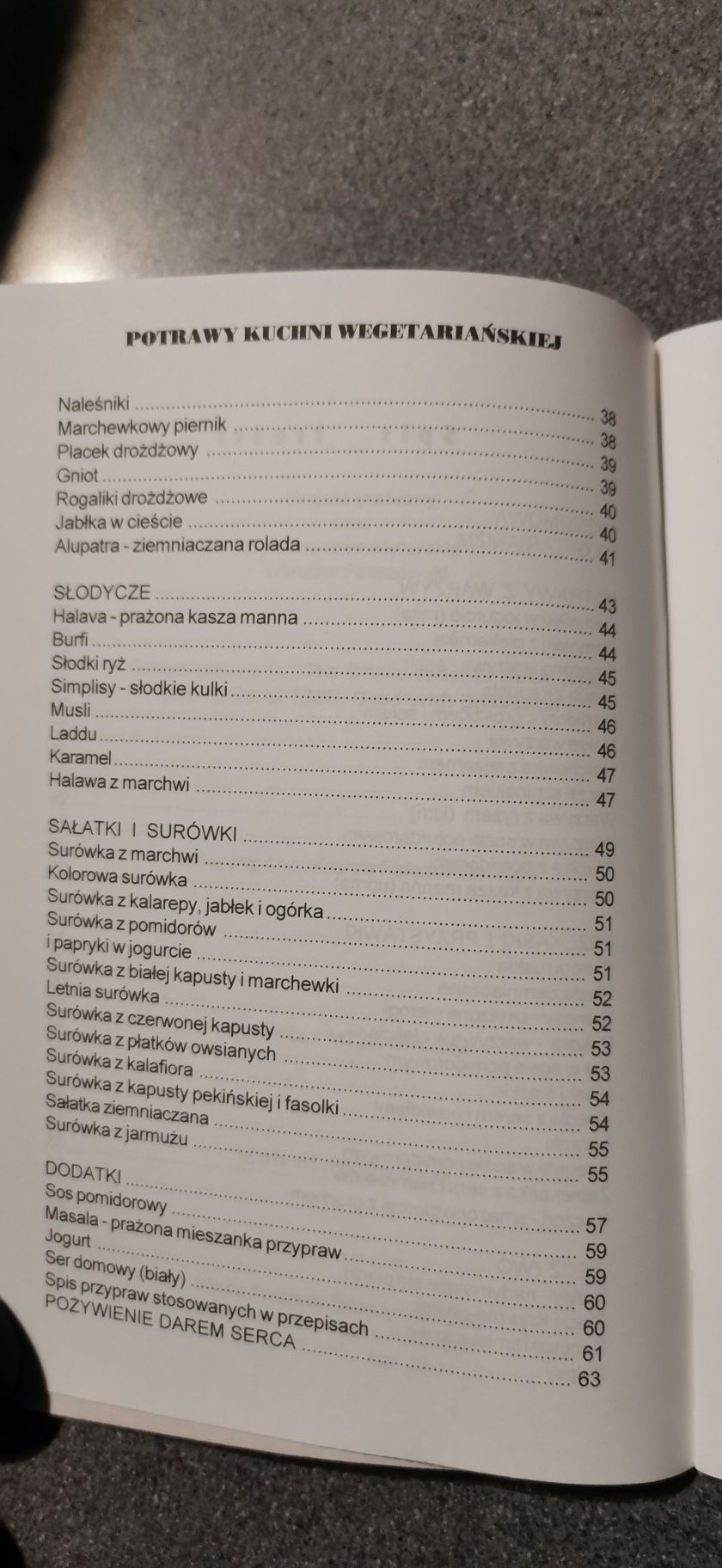 Potrawy kuchni wegetariańskiej Vrindavan Lila devi dasi