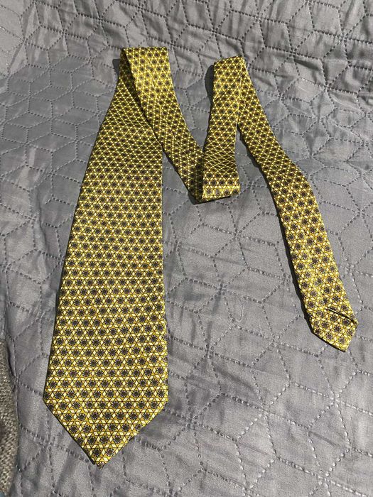 Sette&Bello krawat jedwabny ręcznie robiony