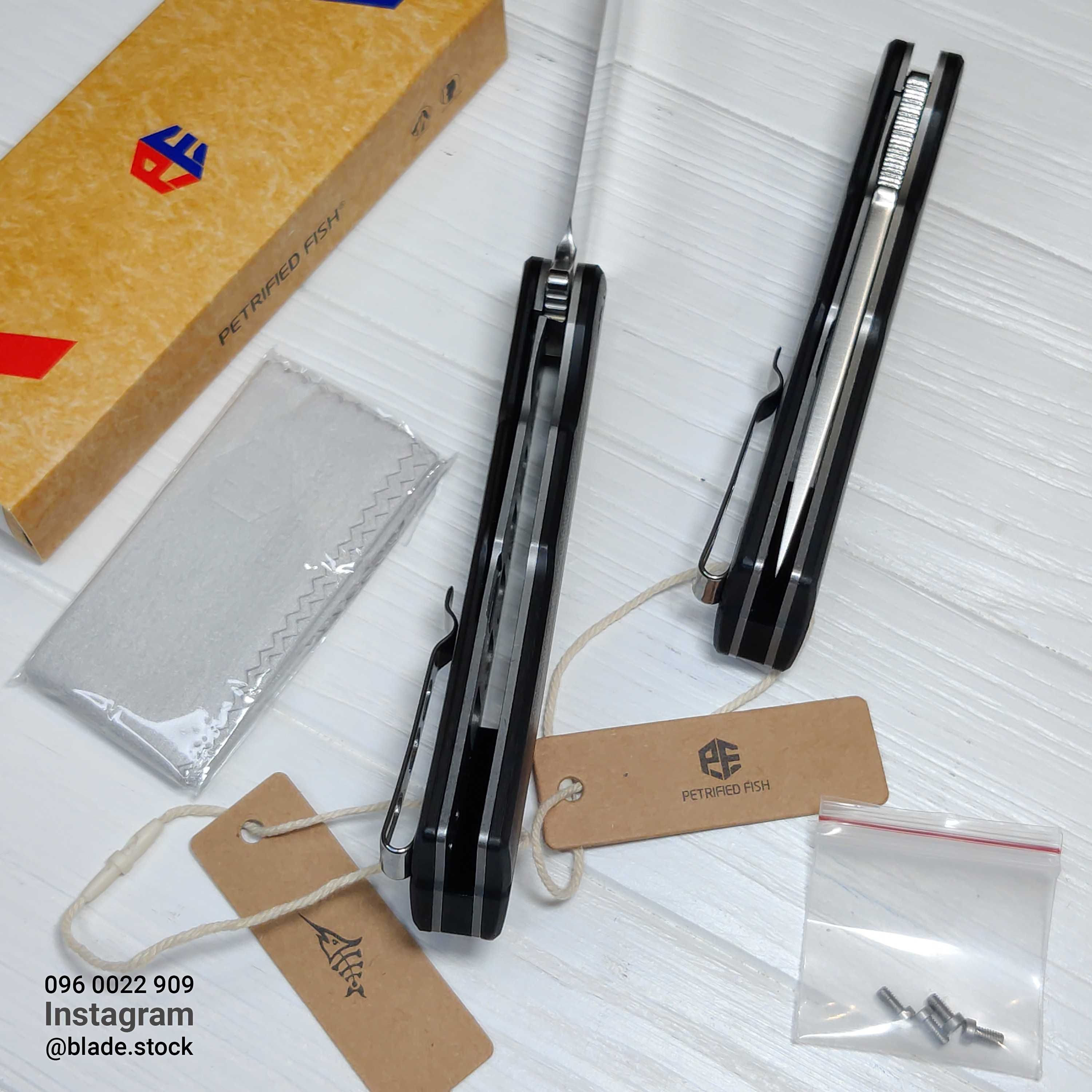 Складной нож Petrified fish PFP02 Magazine D2 (Оригинал) карбон, EDC